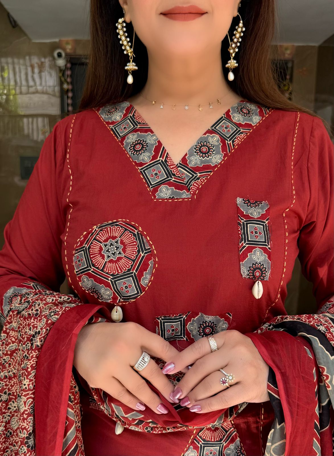 SDC-TVC-2249 Soft Cotton 3 Piece Kurti Set