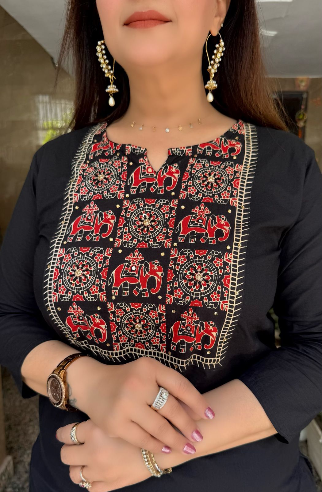SDC-TVC-2251 Pure Cotton 3 Piece Kurti Set