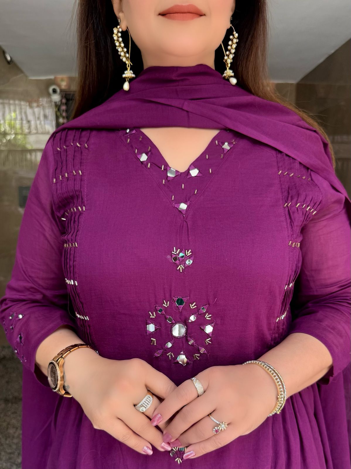SDC-TVC-2247 Pure Mul Cotton 3 Piece Kurti Set