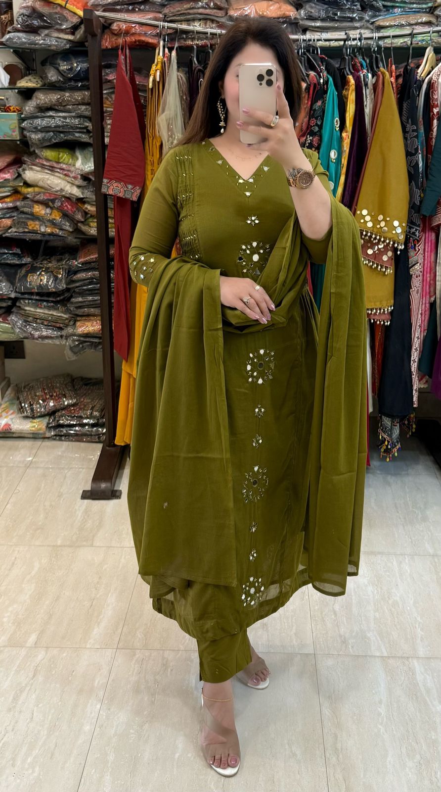 SDC-TVC-2248 Pure Mul Cotton 3 Piece Kurti Set