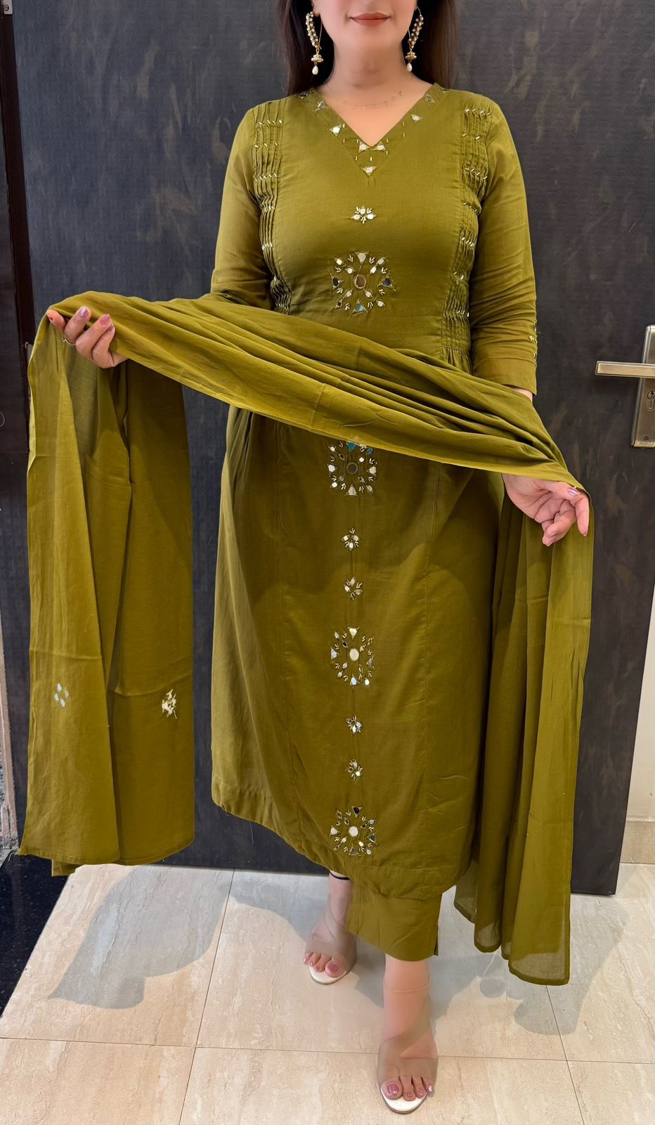 SDC-TVC-2248 Pure Mul Cotton 3 Piece Kurti Set
