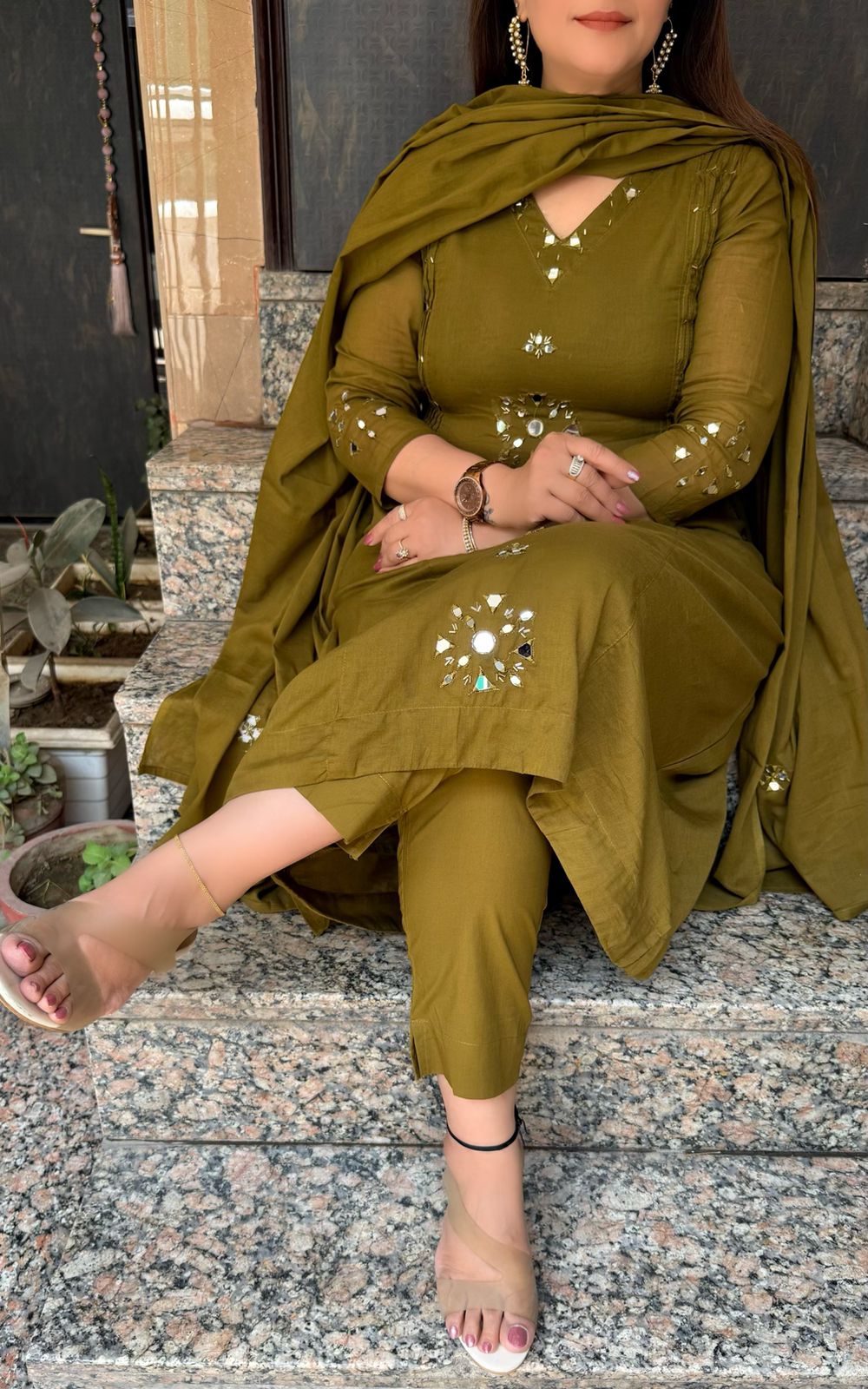 SDC-TVC-2248 Pure Mul Cotton 3 Piece Kurti Set