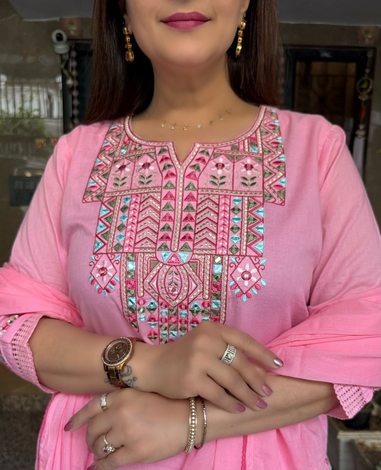 SDC-4731 Soft Mul Cotton 3 Piece Kurti Set