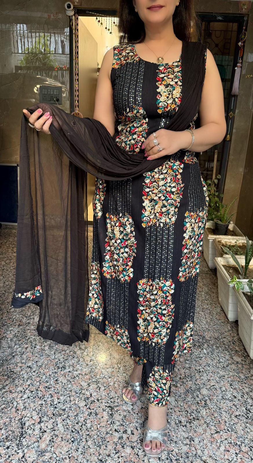 SDC-4743 Rayon 3 Piece Kurti Set