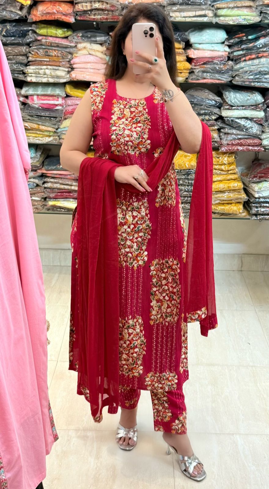 SDC-4744 Rayon 3 Piece Kurti Set