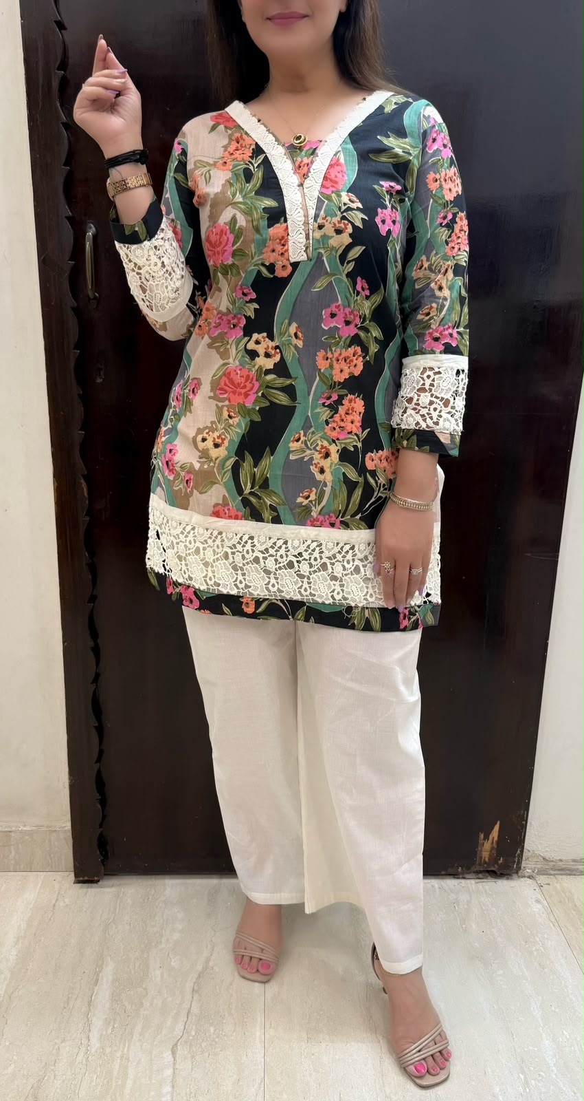 SDC-TVC-2265. Mul Cotton 2 Piece Co-ord Set