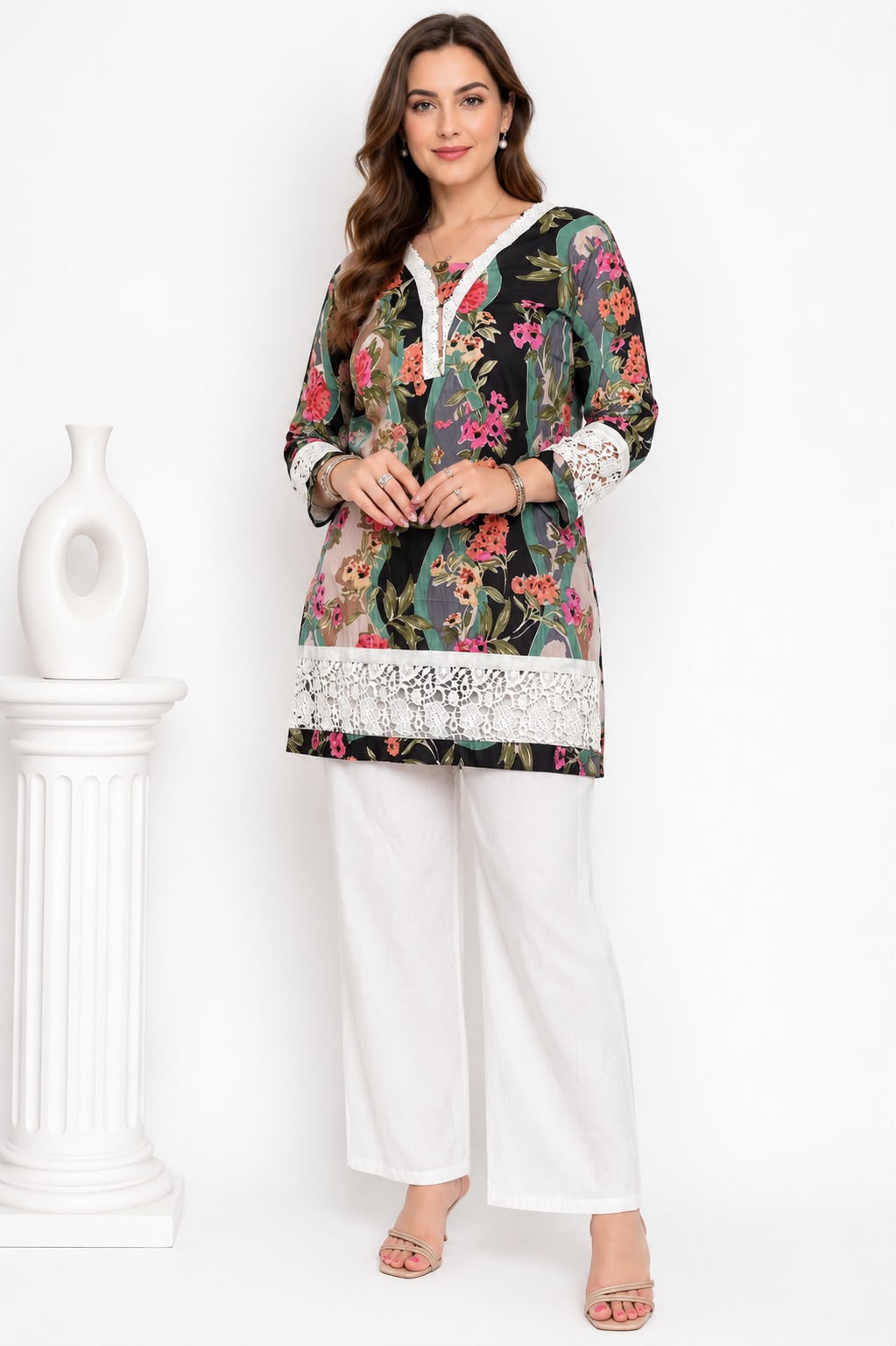 SDC-TVC-2265. Mul Cotton 2 Piece Co-ord Set
